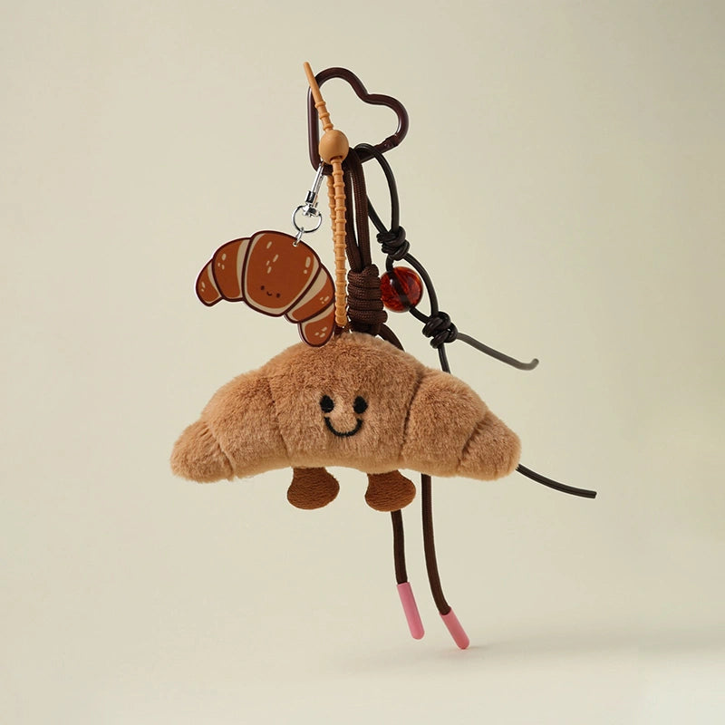 Croissant Baguette Star Bag Charm