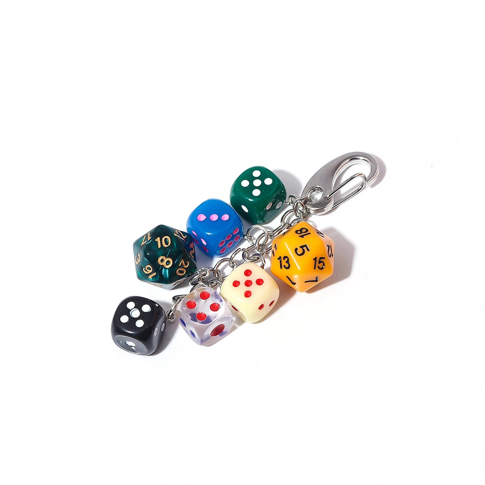 Dice and Billiard Ball Bag Charm