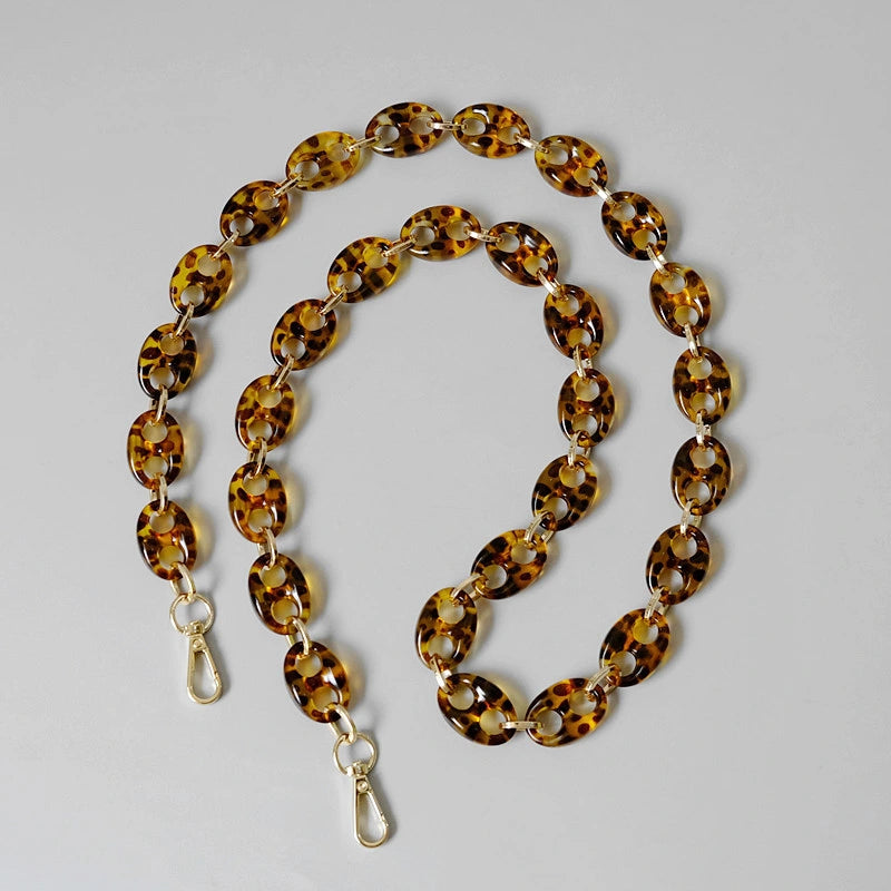 Acrylic Resin Chain Bag Charm