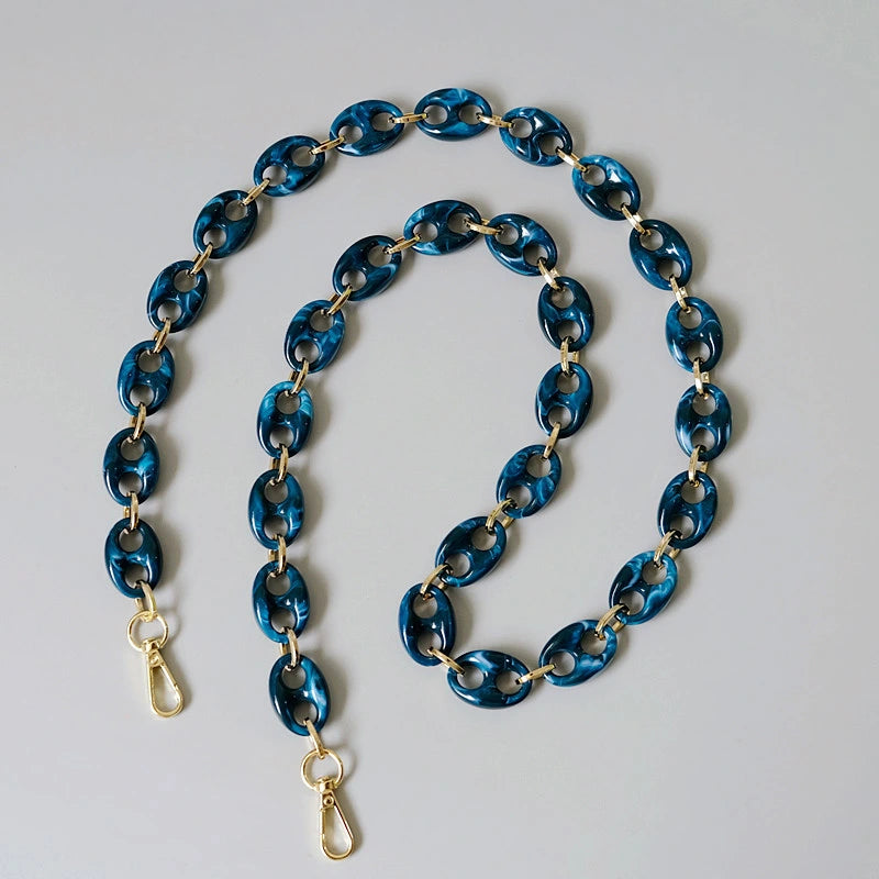 Acrylic Resin Chain Bag Charm