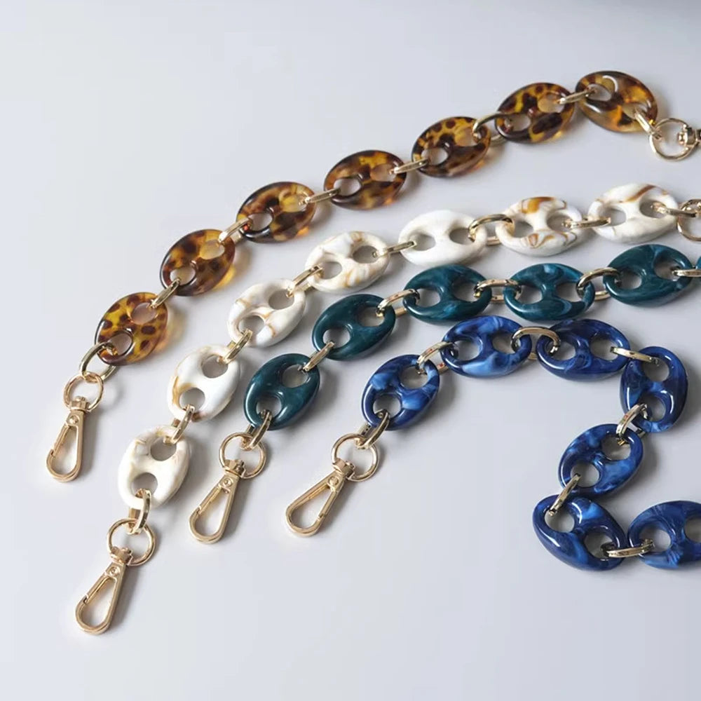 Acrylic Resin Chain Bag Charm