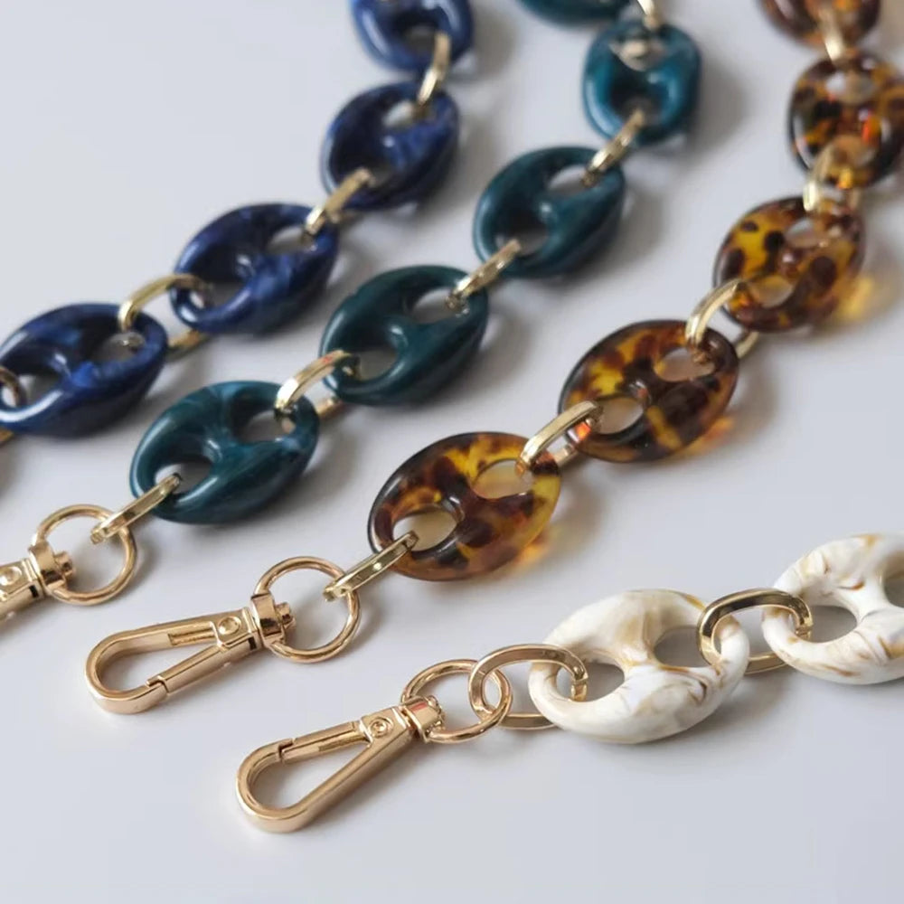 Acrylic Resin Chain Bag Charm