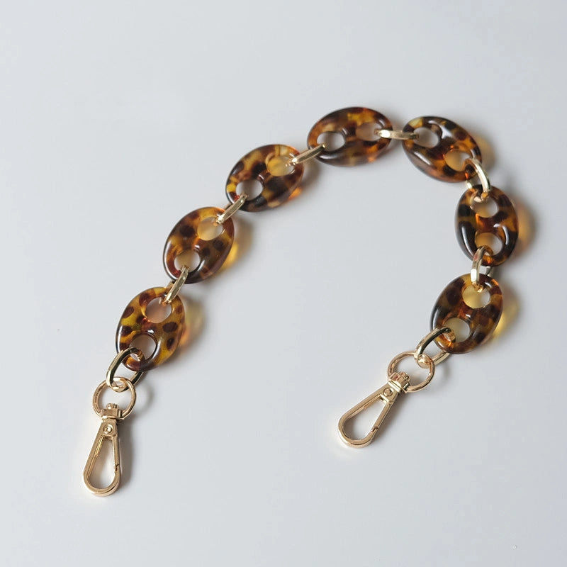 Acrylic Resin Chain Bag Charm