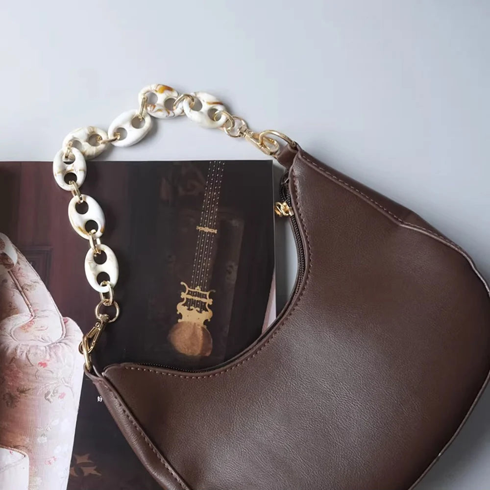 Acrylic Resin Chain Bag Charm