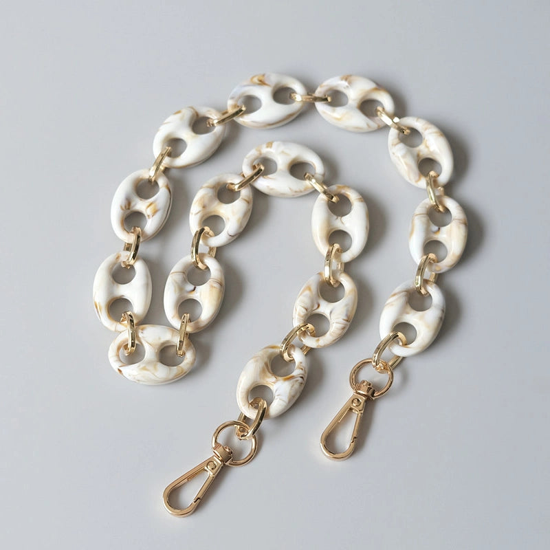 Acrylic Resin Chain Bag Charm