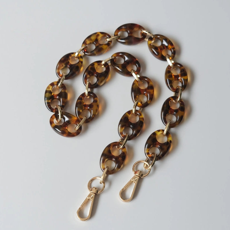 Acrylic Resin Chain Bag Charm