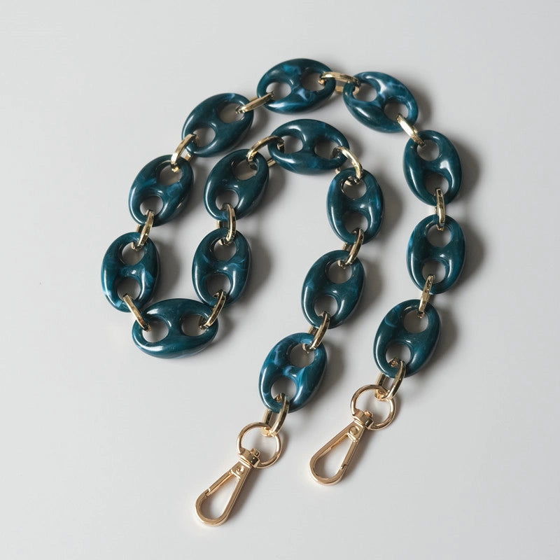 Acrylic Resin Chain Bag Charm