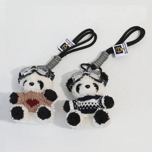 Aviator Bear Bag Charm