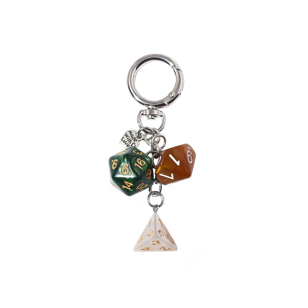 Dice and Billiard Ball Bag Charm
