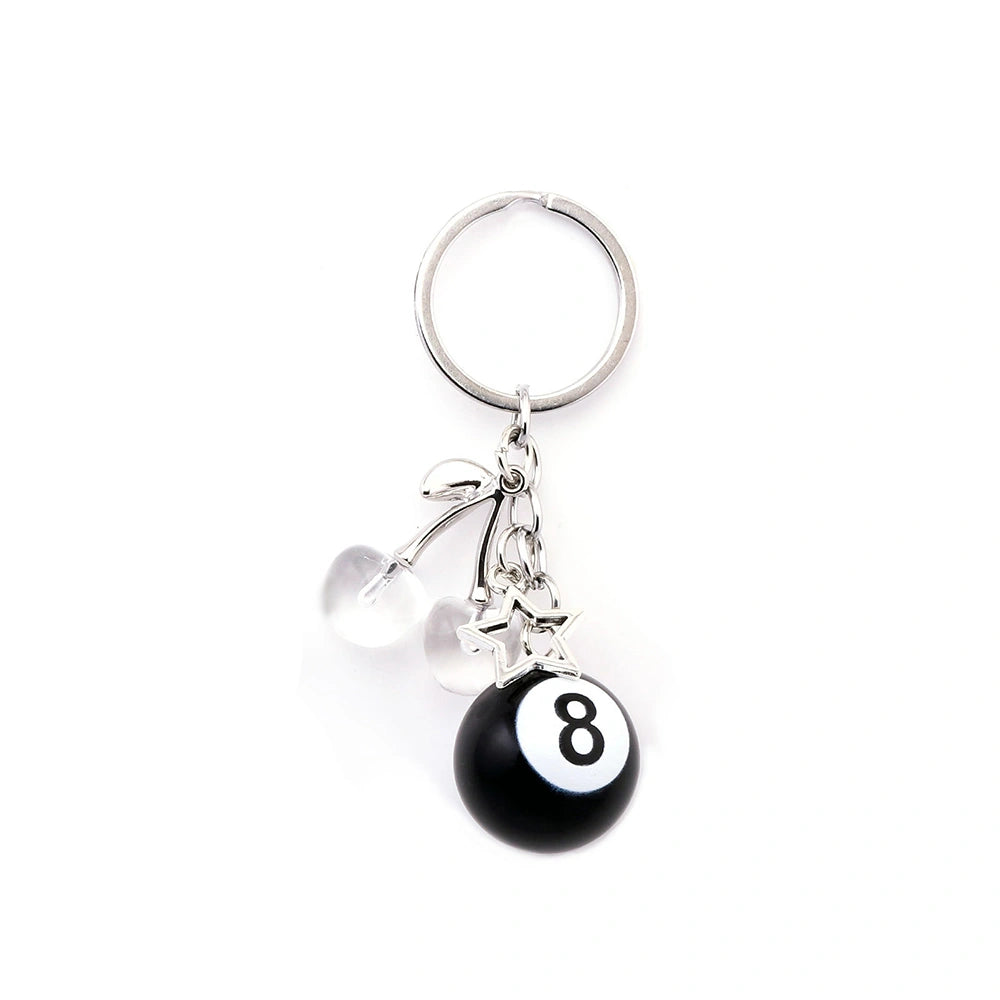 Dice and Billiard Ball Bag Charm