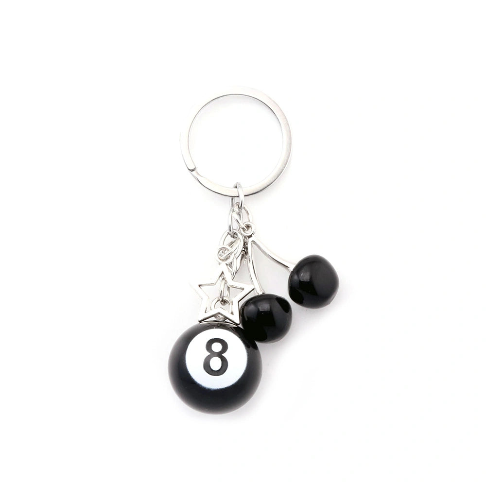 Dice and Billiard Ball Bag Charm
