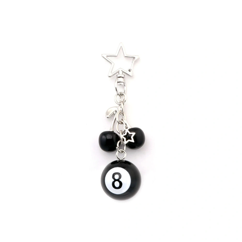 Dice and Billiard Ball Bag Charm