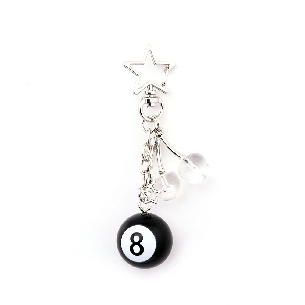Dice and Billiard Ball Bag Charm