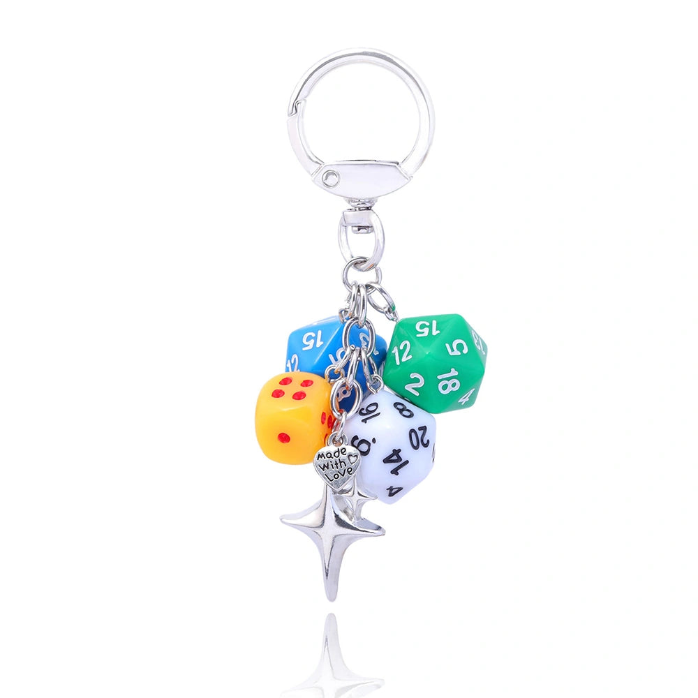 Dice and Billiard Ball Bag Charm