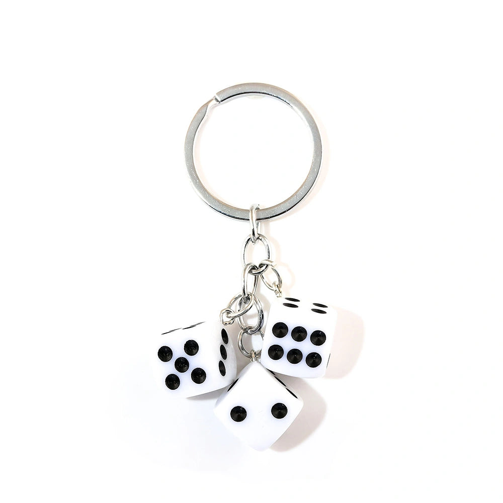Dice and Billiard Ball Bag Charm