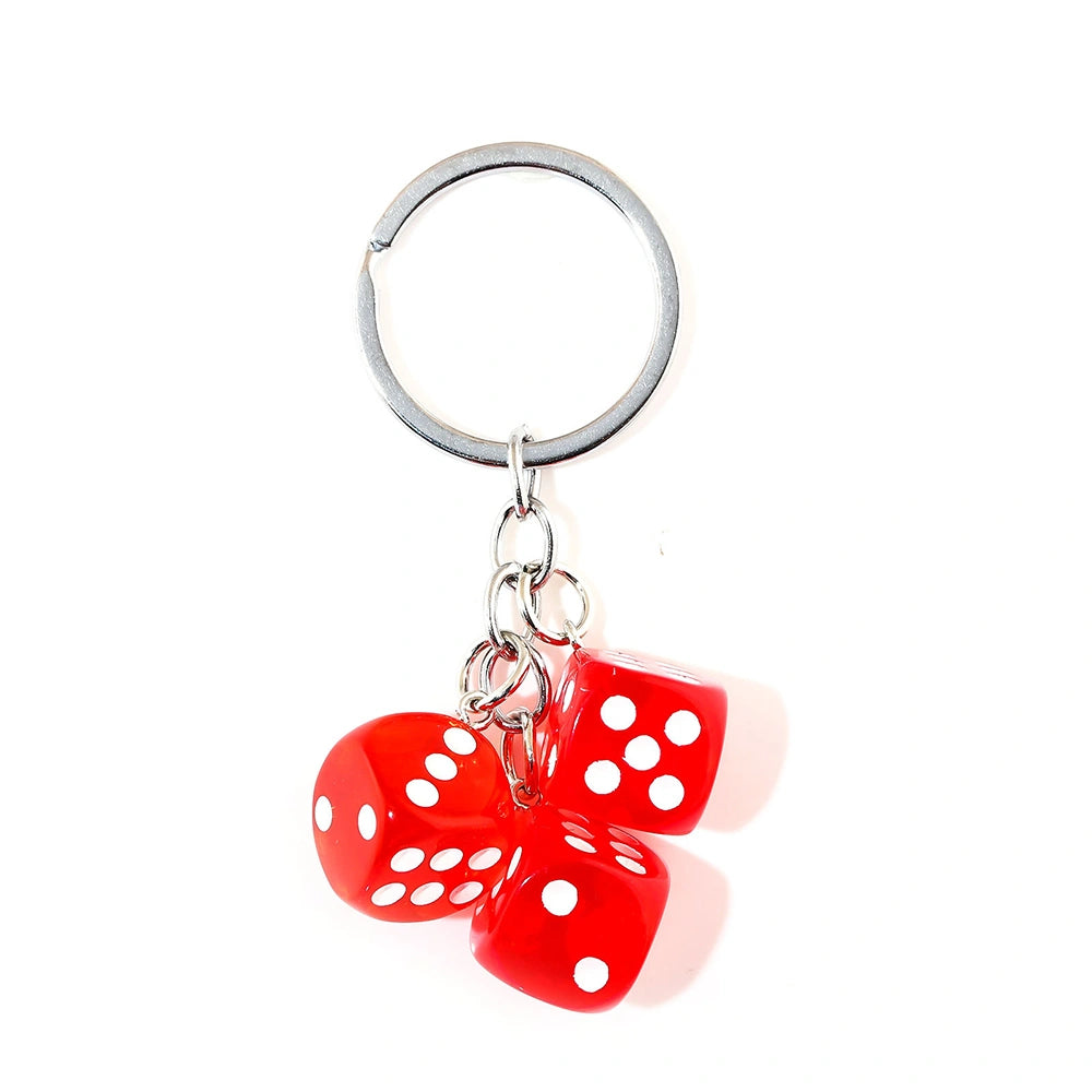 Dice and Billiard Ball Bag Charm