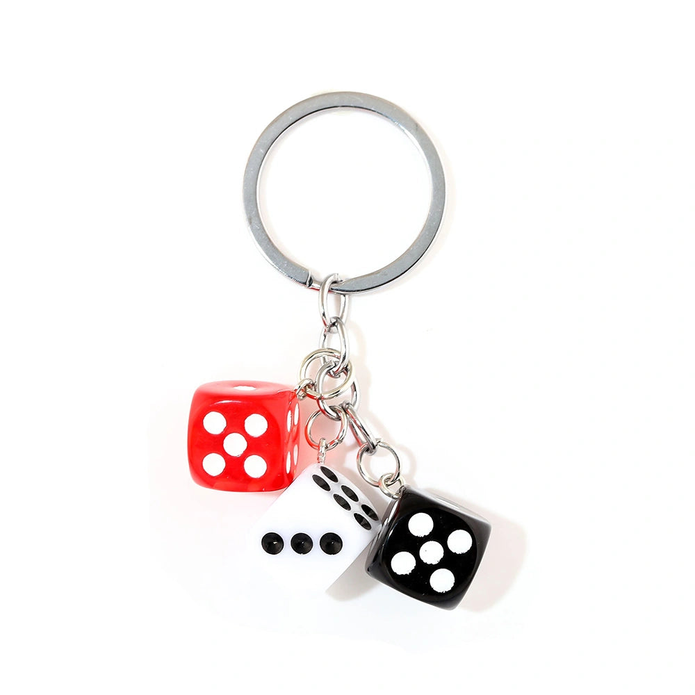 Dice and Billiard Ball Bag Charm