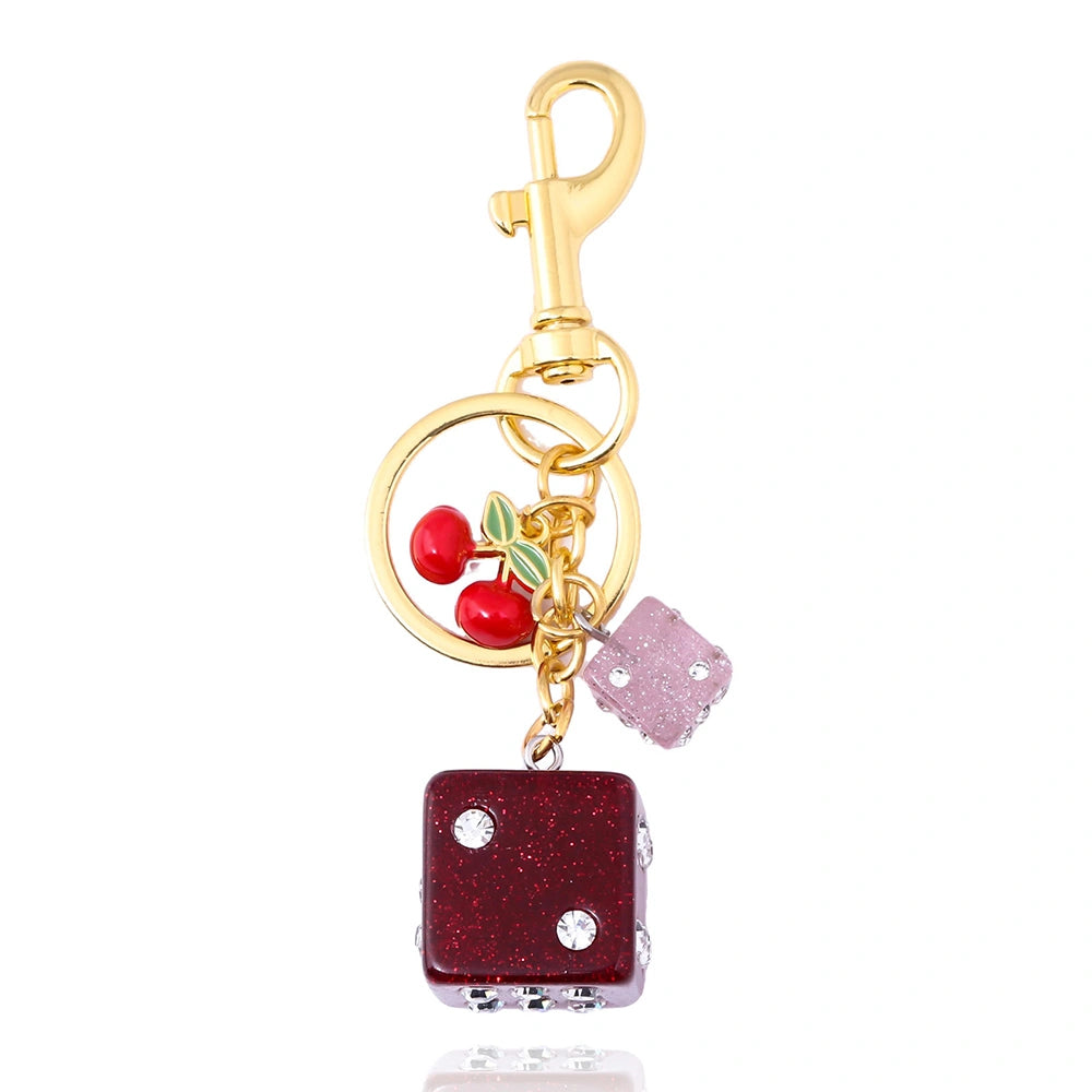 Dice and Billiard Ball Bag Charm