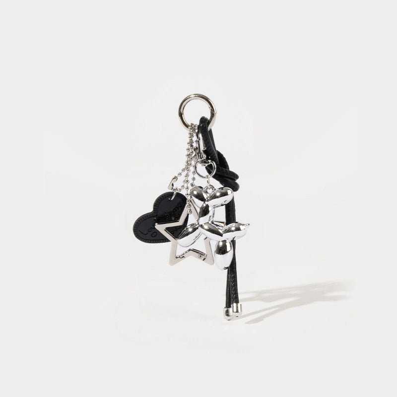 Balloon Dog Keychain Bag Charm