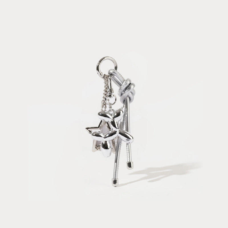 Balloon Dog Keychain Bag Charm