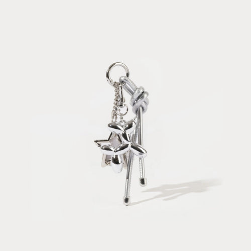 Balloon Dog Keychain Bag Charm