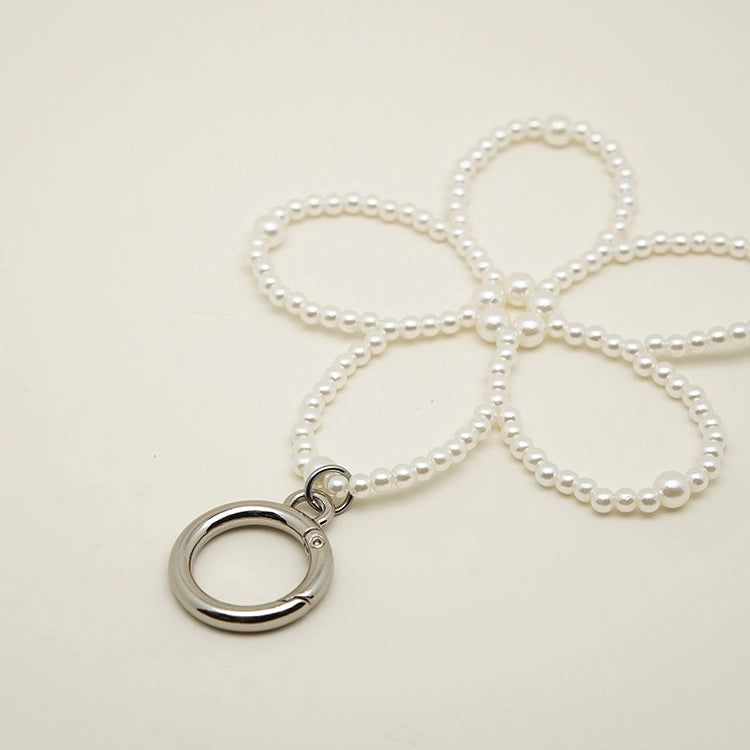 Beaded Flower Bag Charm