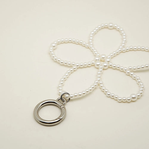 Beaded Flower Bag Charm