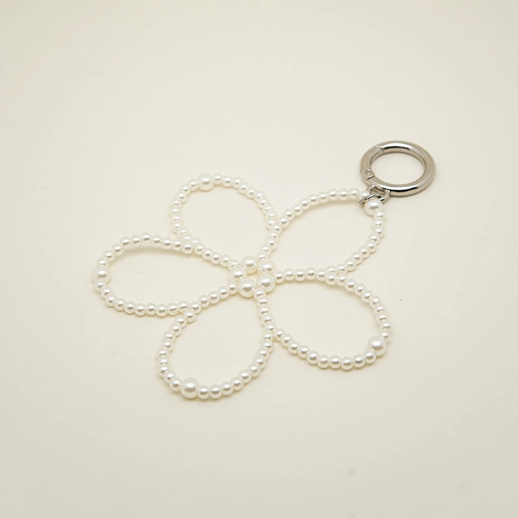 Beaded Flower Bag Charm