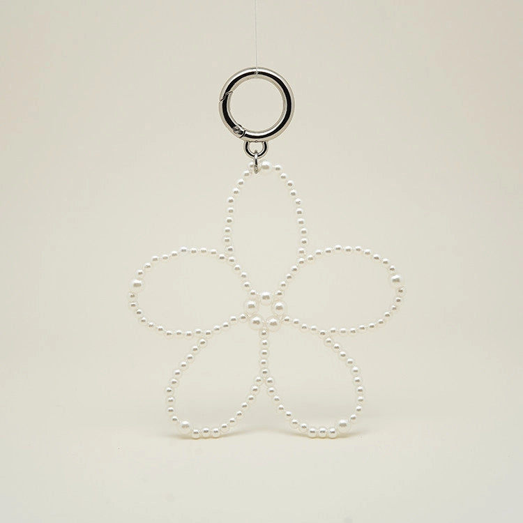 Beaded Flower Bag Charm