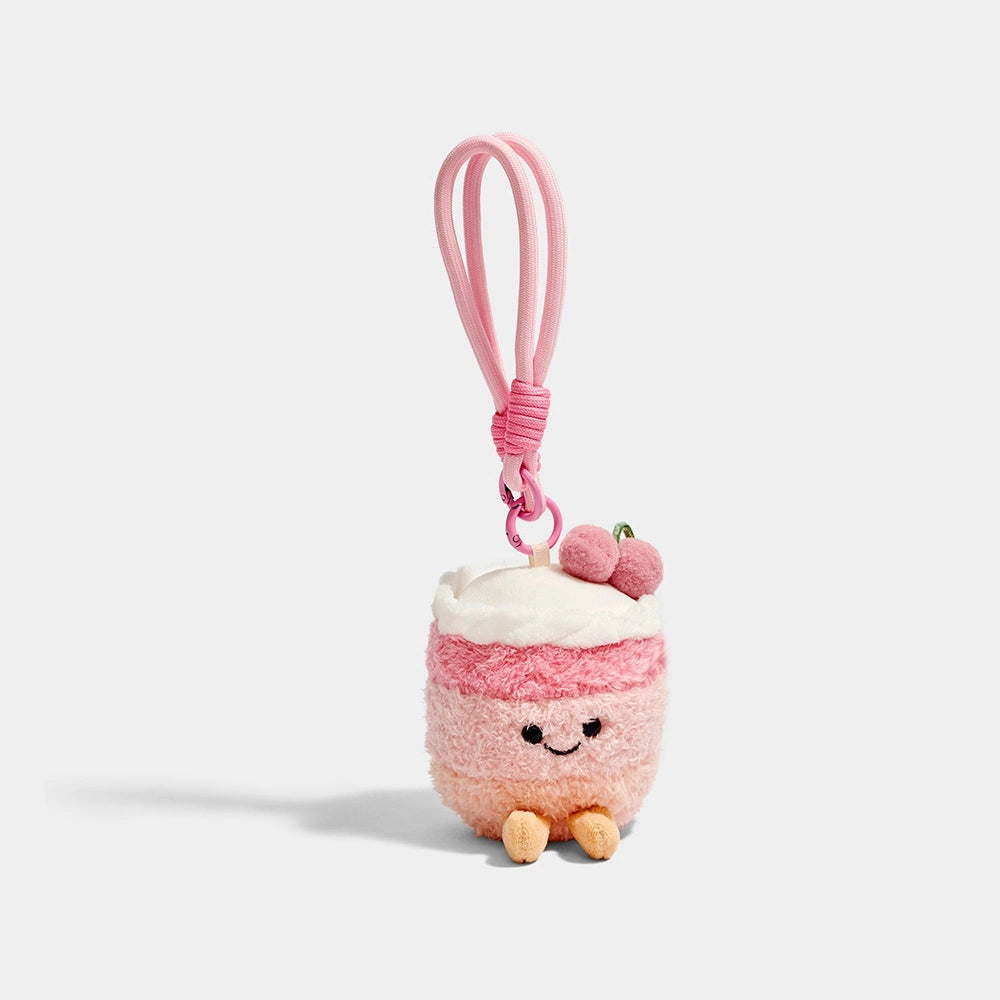 Birthday Cake Plush Bag Charm