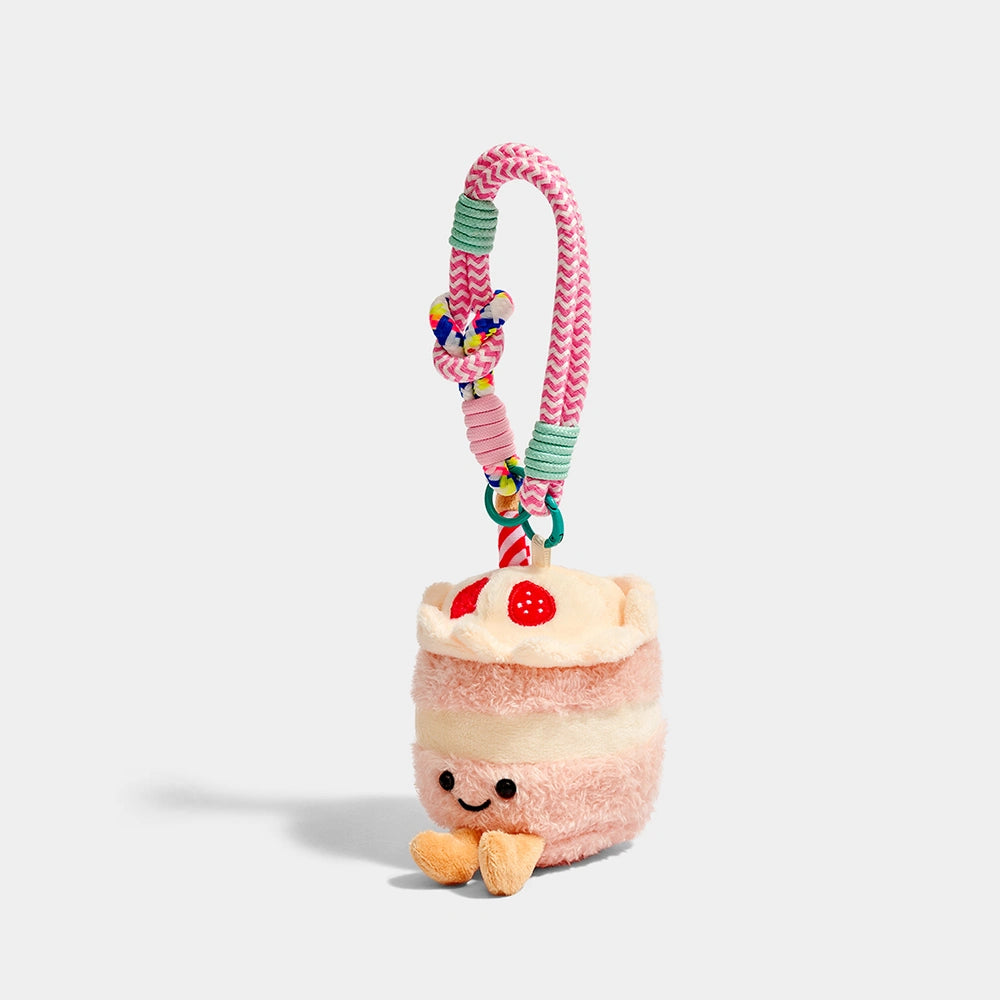 Birthday Cake Plush Bag Charm