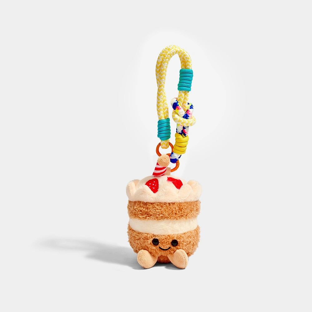 Birthday Cake Plush Bag Charm