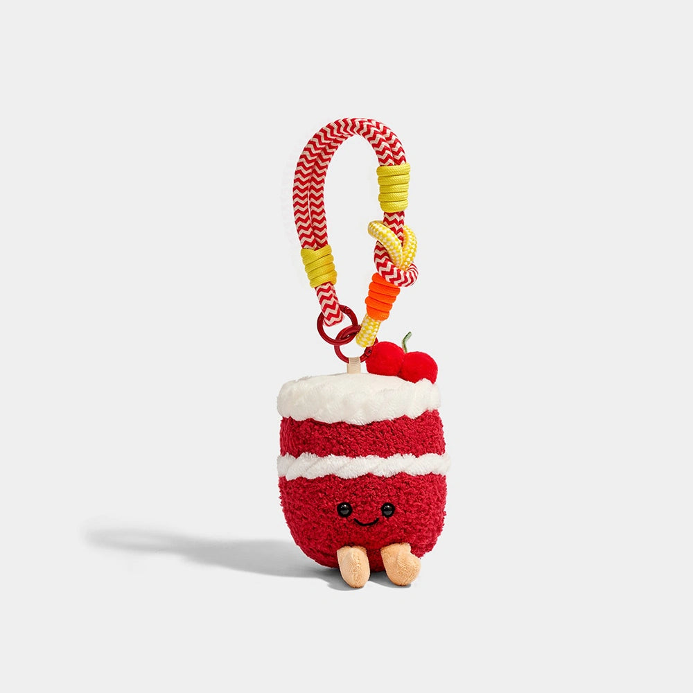 Birthday Cake Plush Bag Charm