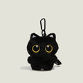 Black Cat Plush Bag Charm