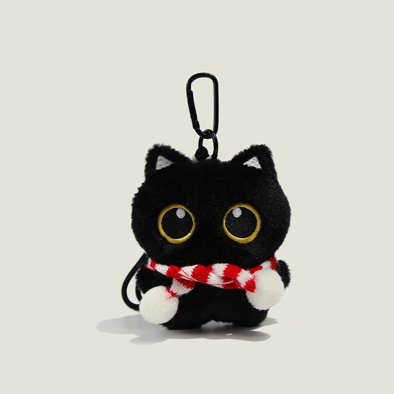 Black Cat Plush Bag Charm