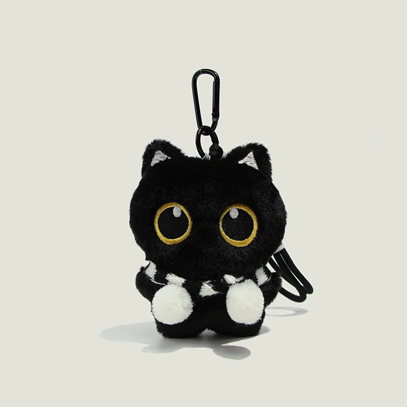 Black Cat Plush Bag Charm