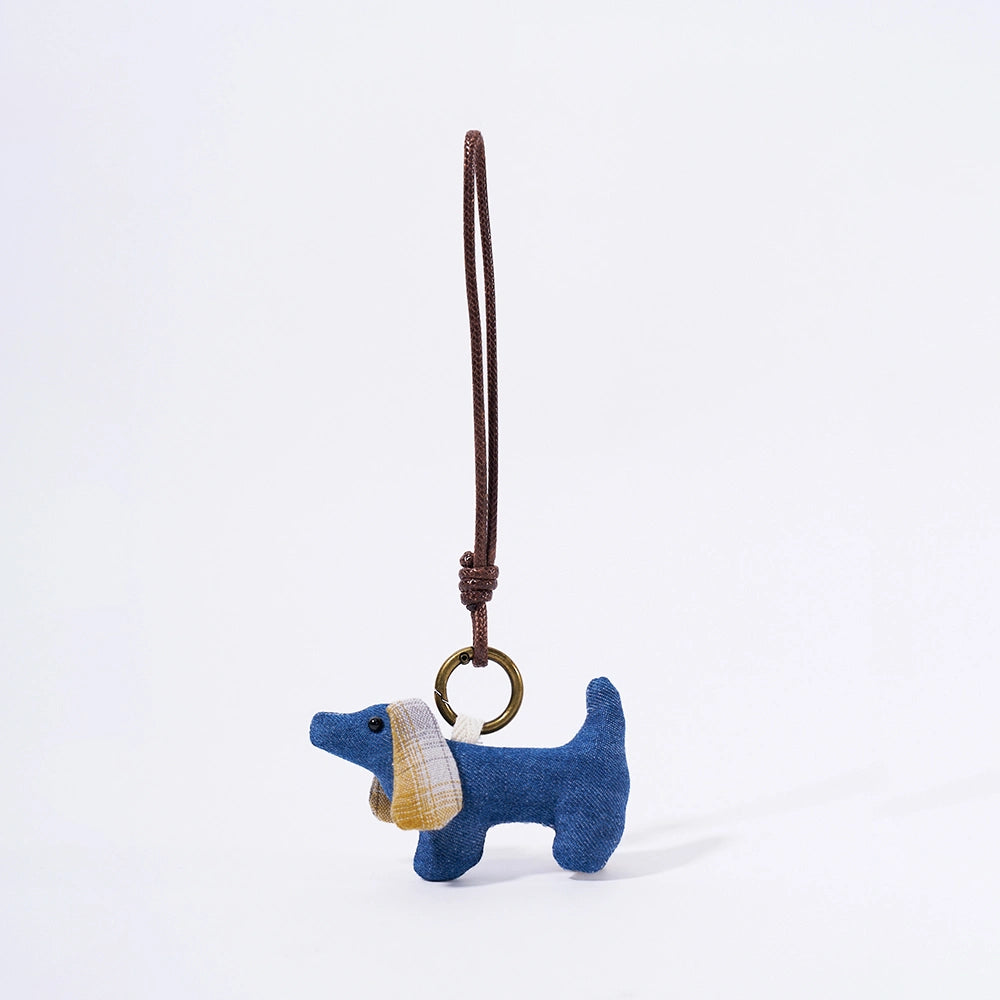 Blue Dog Bag Charm