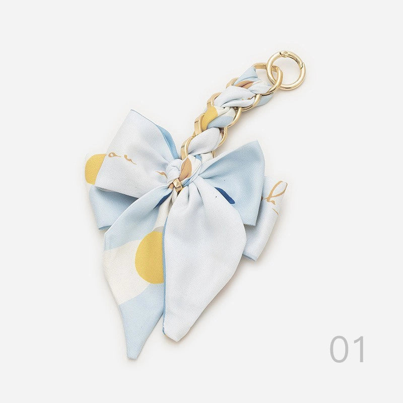 Bow Extension Chain Bag Charm