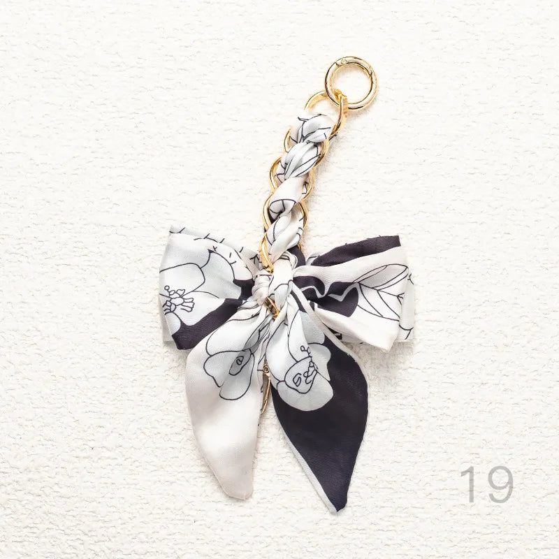 Bow Extension Chain Bag Charm