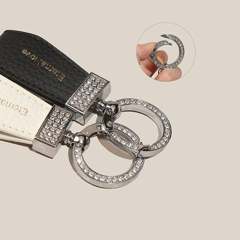 Bow Leather Bag Charm