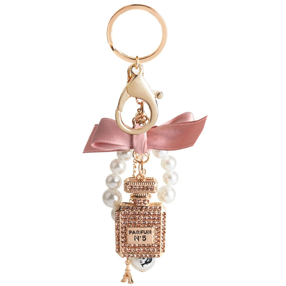 Bow Perfume Bottle Bag Charm