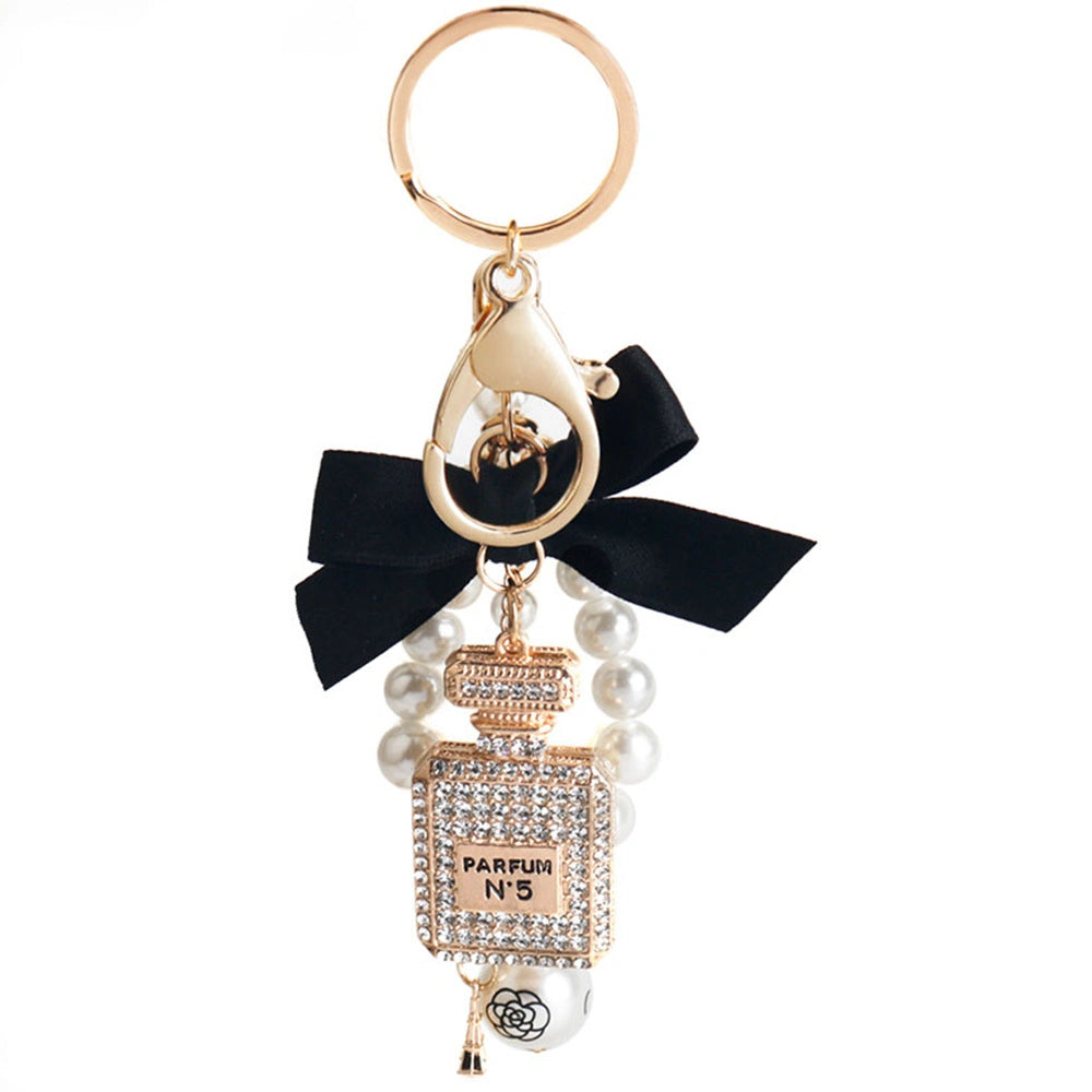 Bow Perfume Bottle Bag Charm