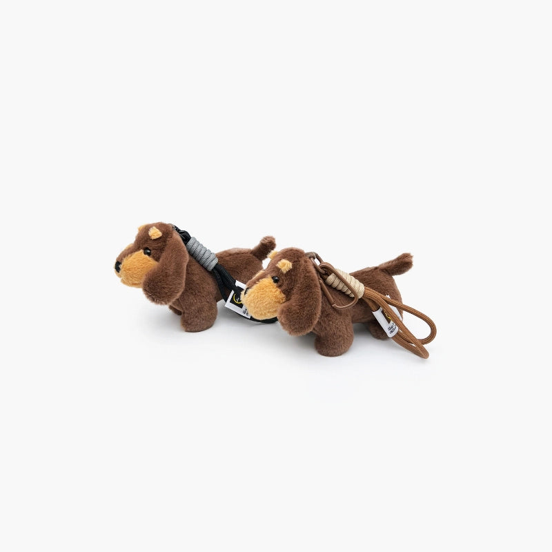 Brown Dachshund Dog Bag Charm