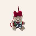 Christmas Bear Bag Charm