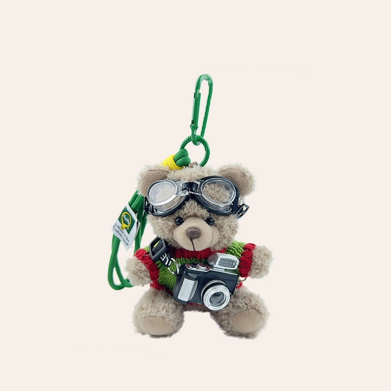 Christmas Bear Bag Charm