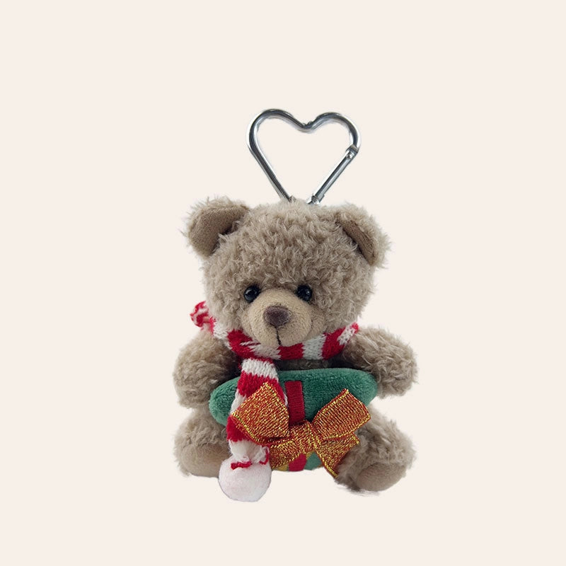 Christmas Bear Bag Charm
