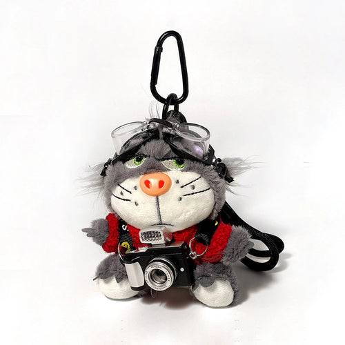Camera Lucifer Cat Bag Charm