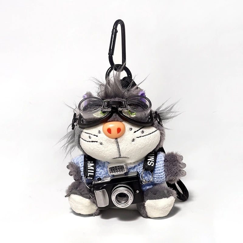Camera Lucifer Cat Bag Charm