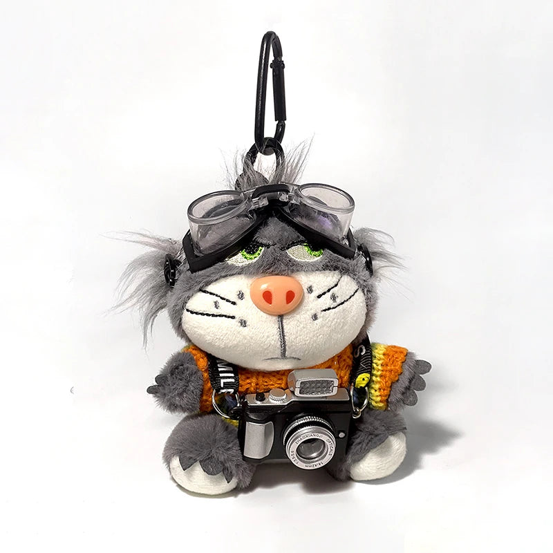 Camera Lucifer Cat Bag Charm