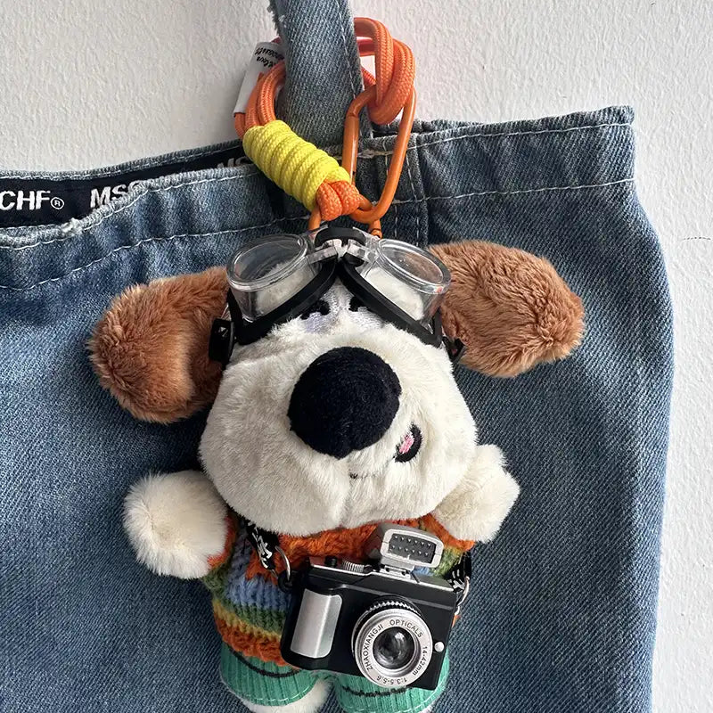 Camera Puppy Bag Charm